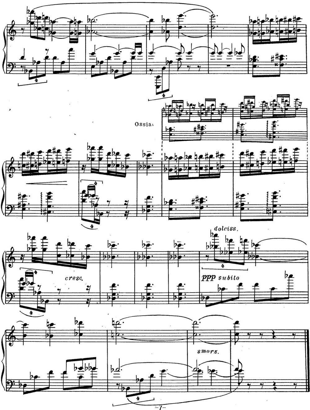 斯克里亚宾 钢琴练习曲 Op.65 No.1钢琴曲谱（图7）