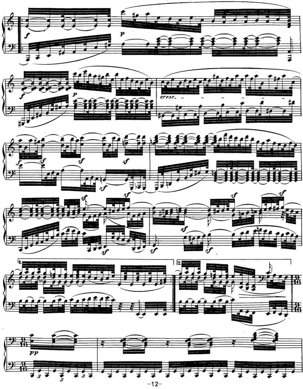 贝多芬钢琴奏鸣曲32 c小调 Op.111 C minor钢琴曲谱（图12）