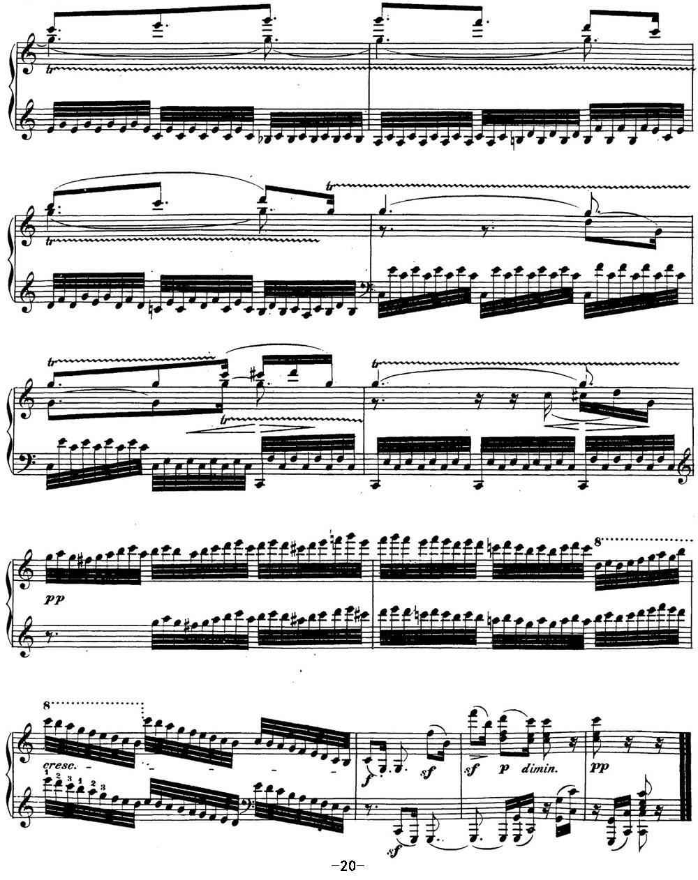 贝多芬钢琴奏鸣曲32 c小调 Op.111 C minor钢琴曲谱（图20）