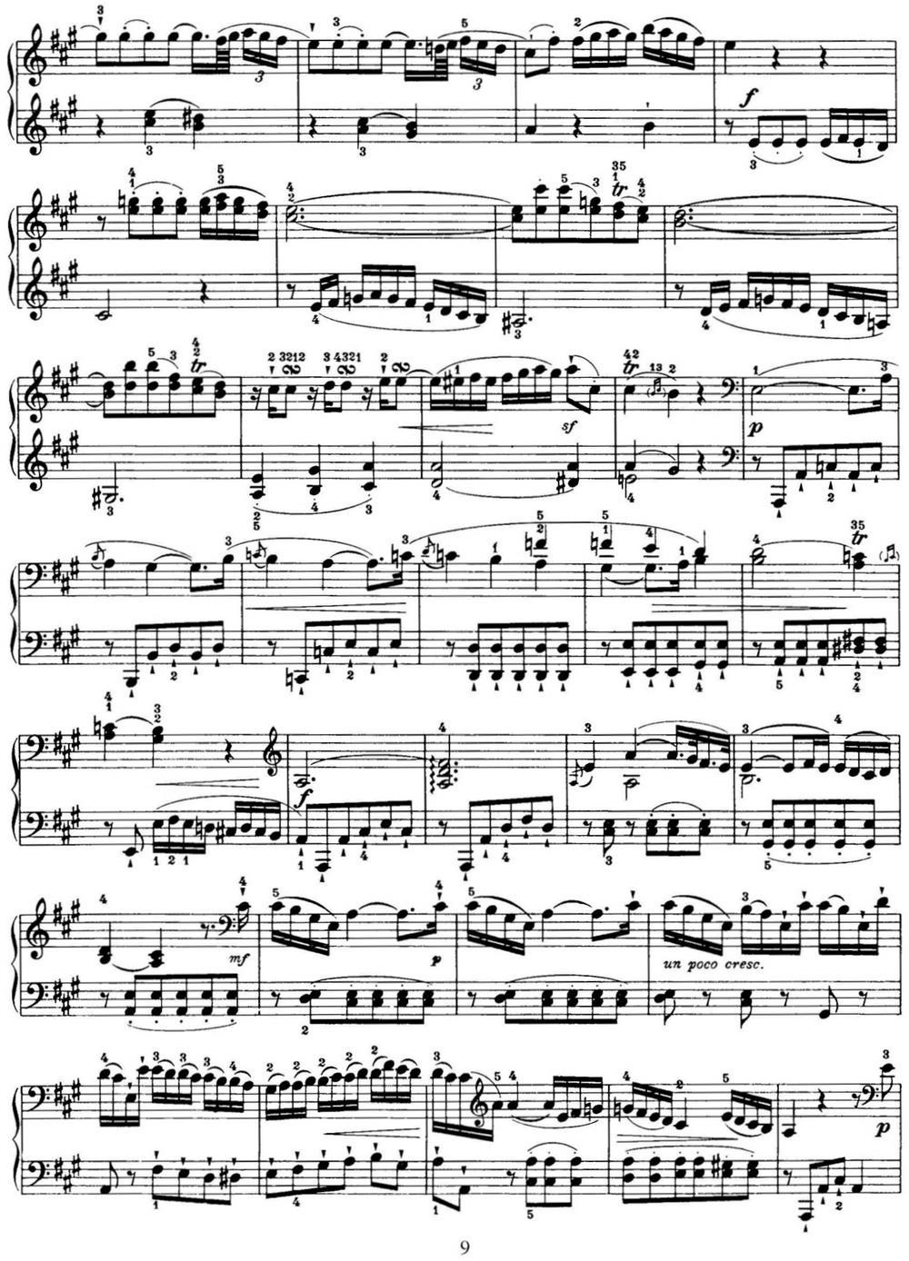 海顿 钢琴奏鸣曲 Hob XVI 19 Divertimento D major钢琴曲谱（图9）