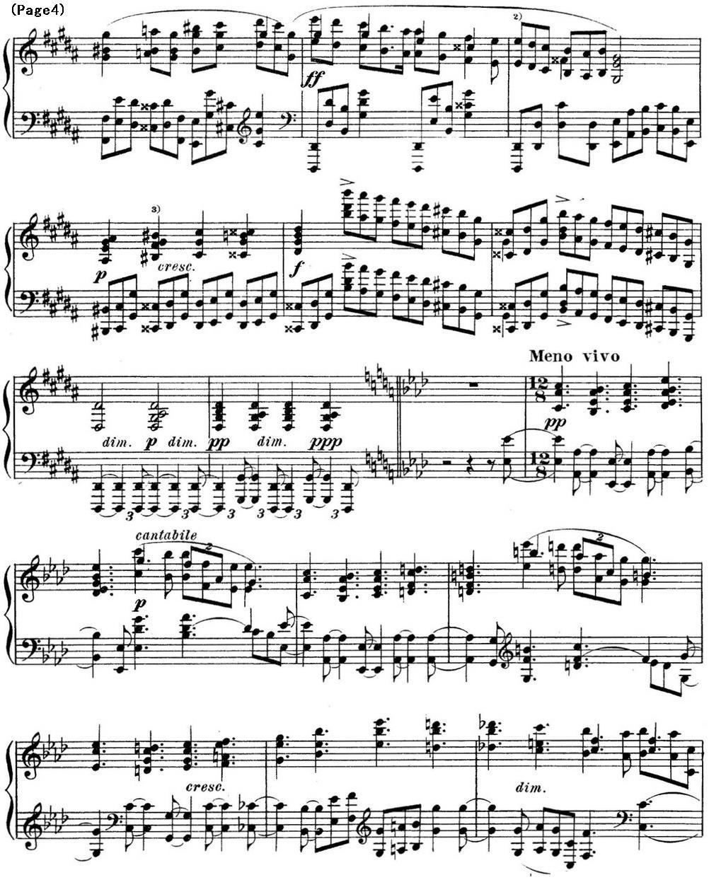 斯克里亚宾 钢琴练习曲 Op.8 No.9 Alexander Scriabin Etudes钢琴曲谱（图4）
