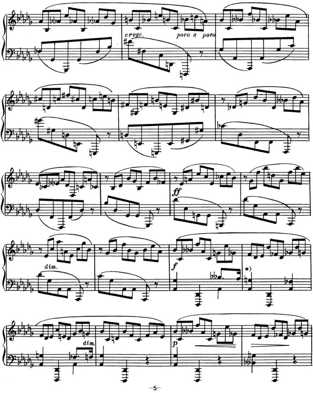 斯克里亚宾 钢琴练习曲 Op.42 No.1 Alexander Scriabin Etudes钢琴曲谱（图5）