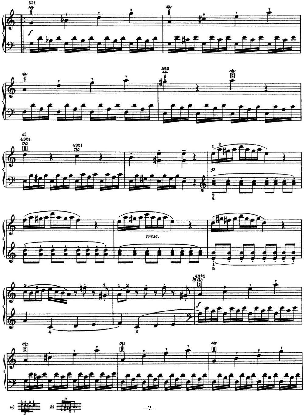 海顿 钢琴奏鸣曲 Hob XVI 1 Divertimento C major钢琴曲谱（图2）