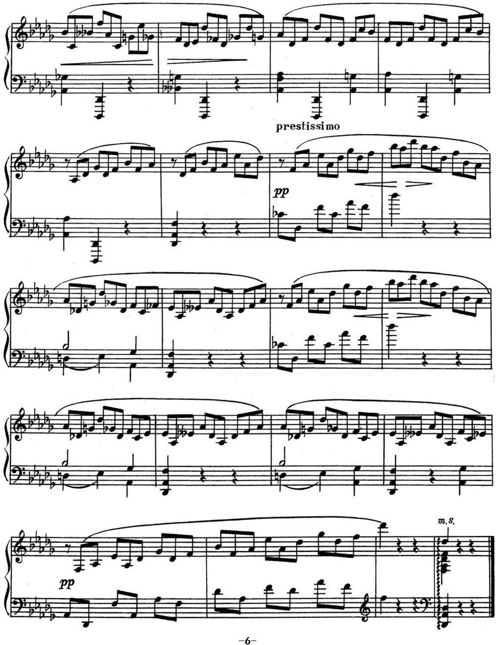 斯克里亚宾 钢琴练习曲 Op.42 No.1 Alexander Scriabin Etudes钢琴曲谱（图6）