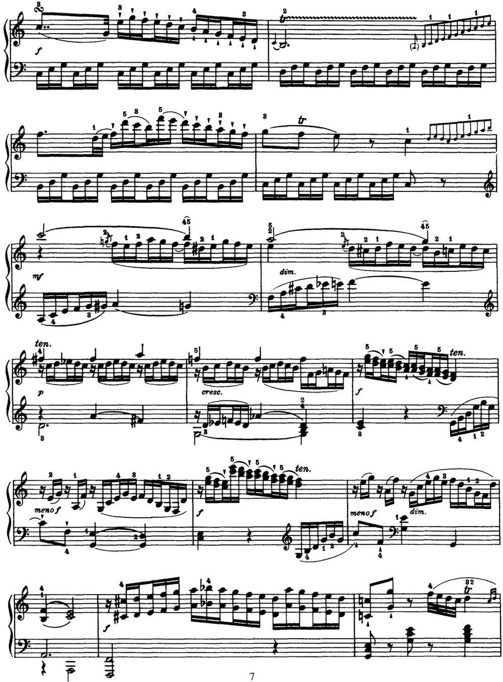 海顿 钢琴奏鸣曲 Hob XVI 39 in G major钢琴曲谱（图7）