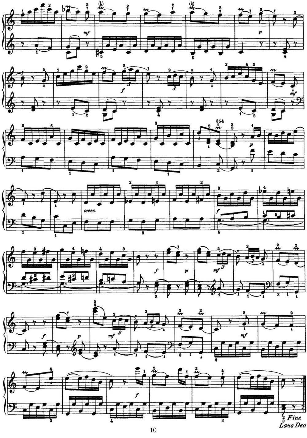 海顿 钢琴奏鸣曲 Hob XVI 21 in C major钢琴曲谱（图10）