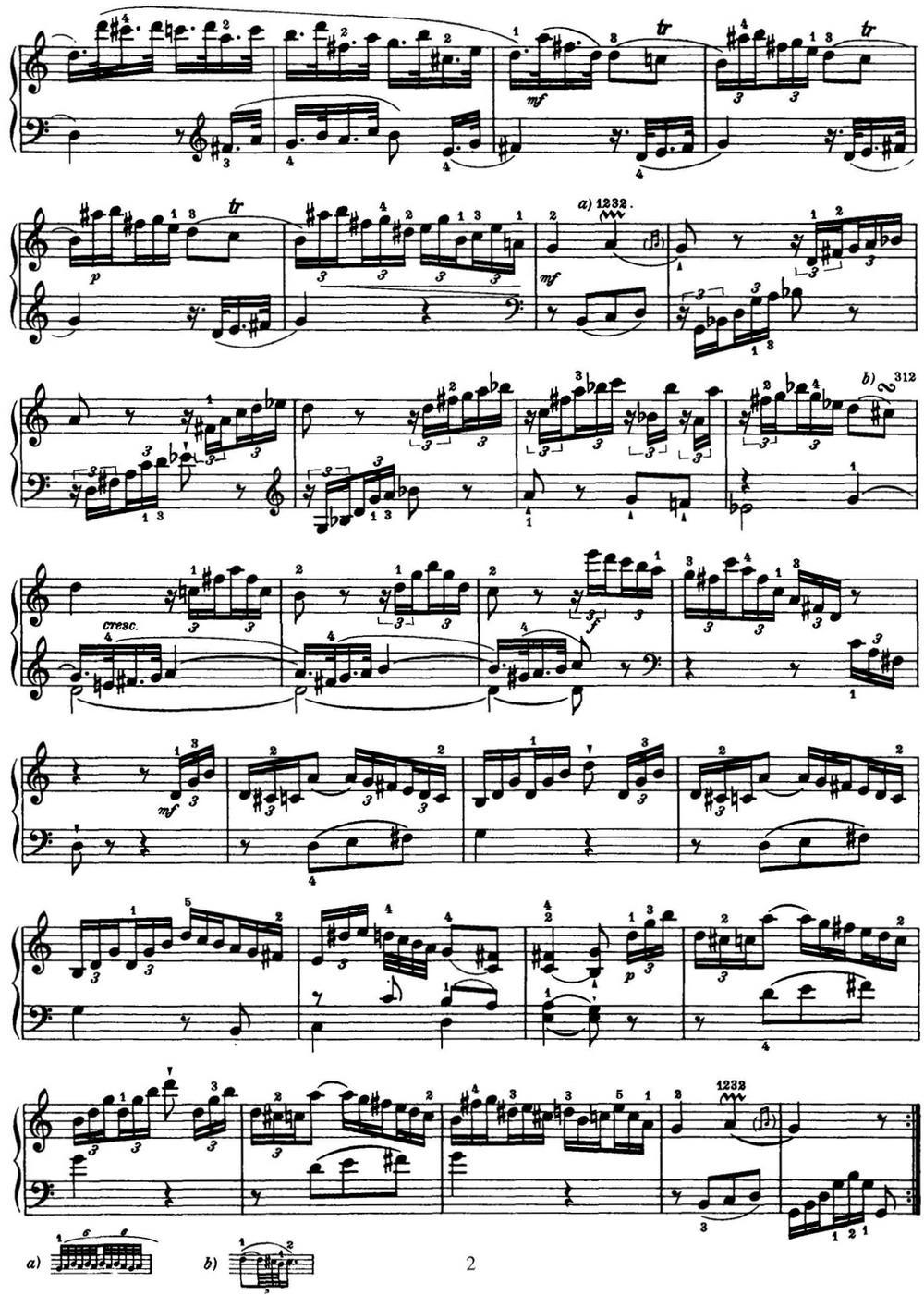 海顿 钢琴奏鸣曲 Hob XVI 21 in C major钢琴曲谱（图2）