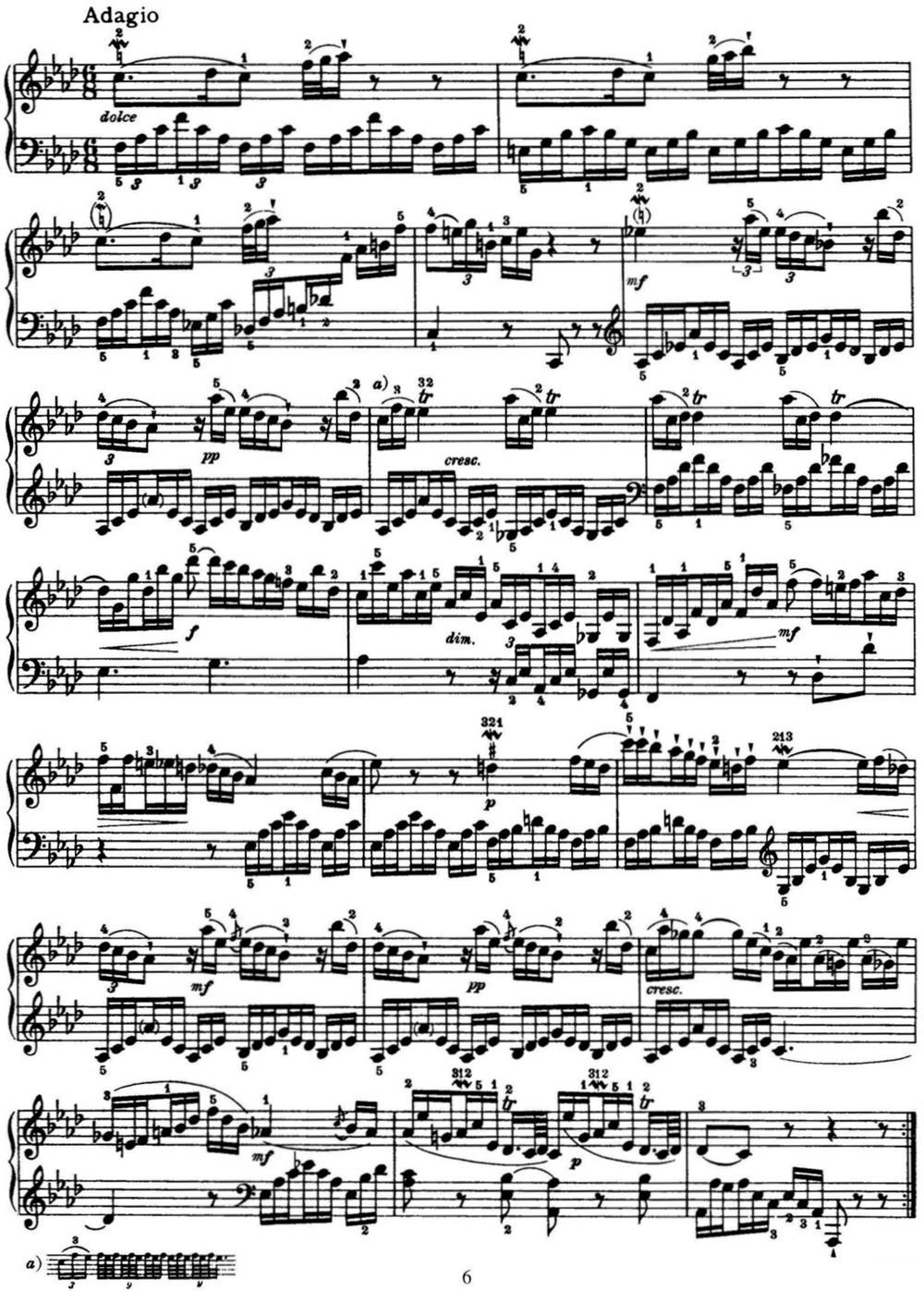 海顿 钢琴奏鸣曲 Hob XVI 23 in F major钢琴曲谱（图6）