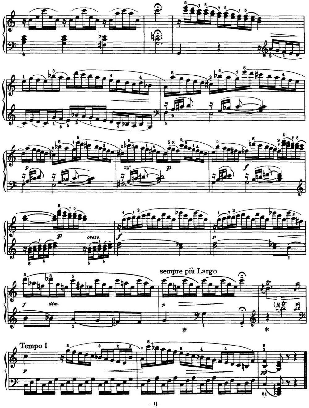 海顿 钢琴奏鸣曲 Hob XVI 39 in G major钢琴曲谱（图8）