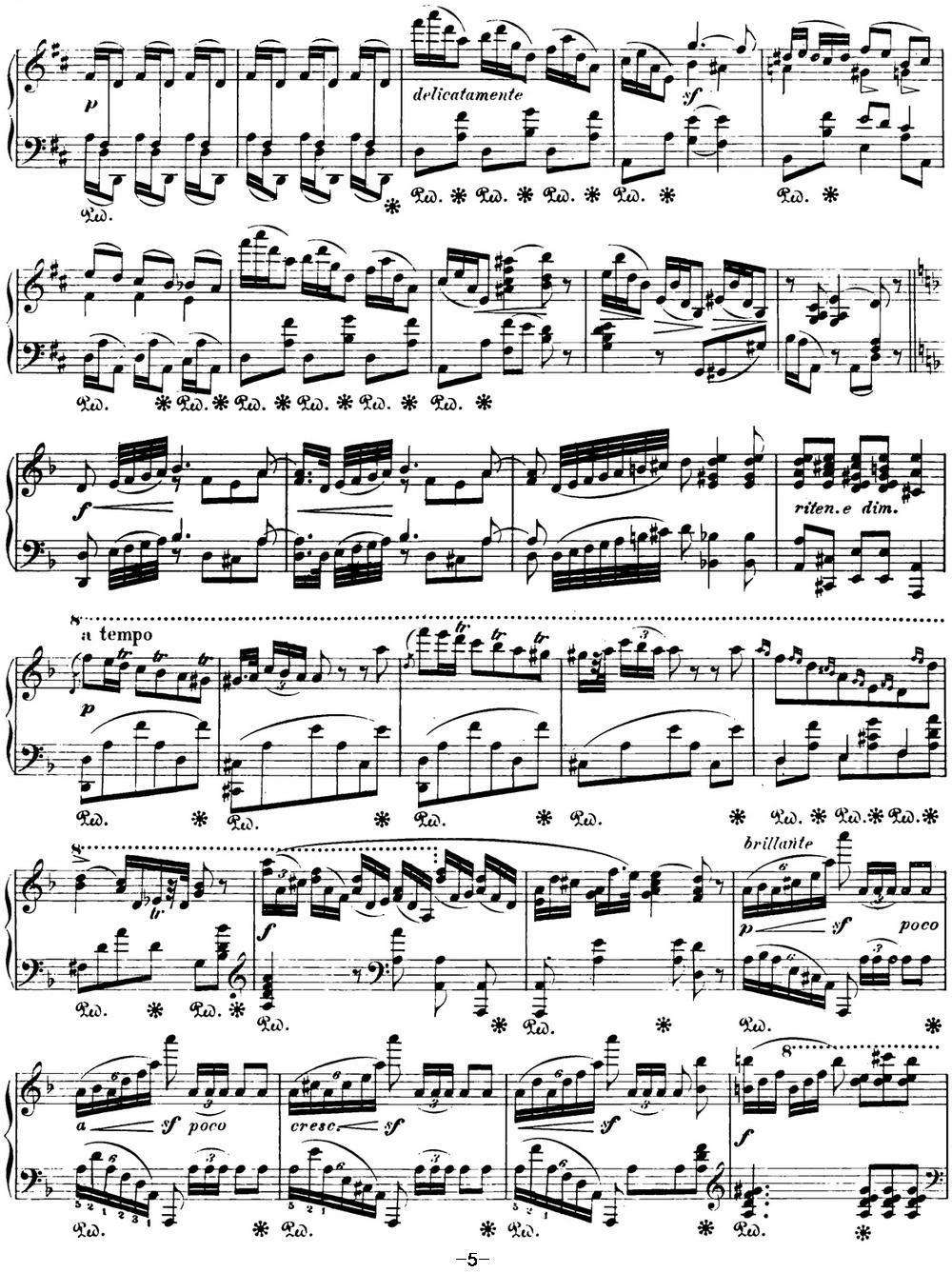 肖邦 波兰舞曲 Op.posth.71 No.1 d小调钢琴曲谱（图5）