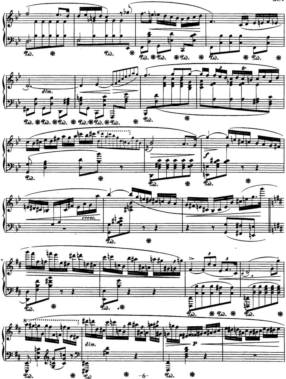 肖邦 幻想波兰舞曲 Op.61 降A大调 Polonaise钢琴曲谱（图6）