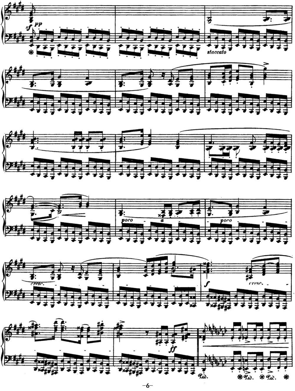 肖邦 波兰舞曲 英雄 Op.53 降A大调 Polonaise钢琴曲谱（图6）