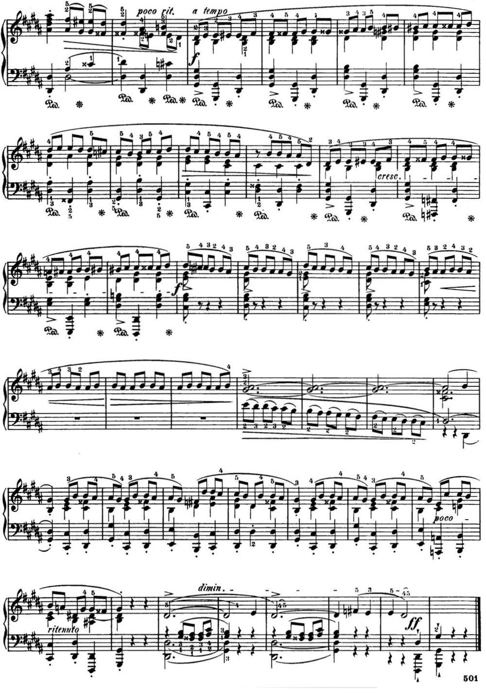 肖邦 24首钢琴前奏曲 Op.28 No.12 升G小调钢琴曲谱（图2）