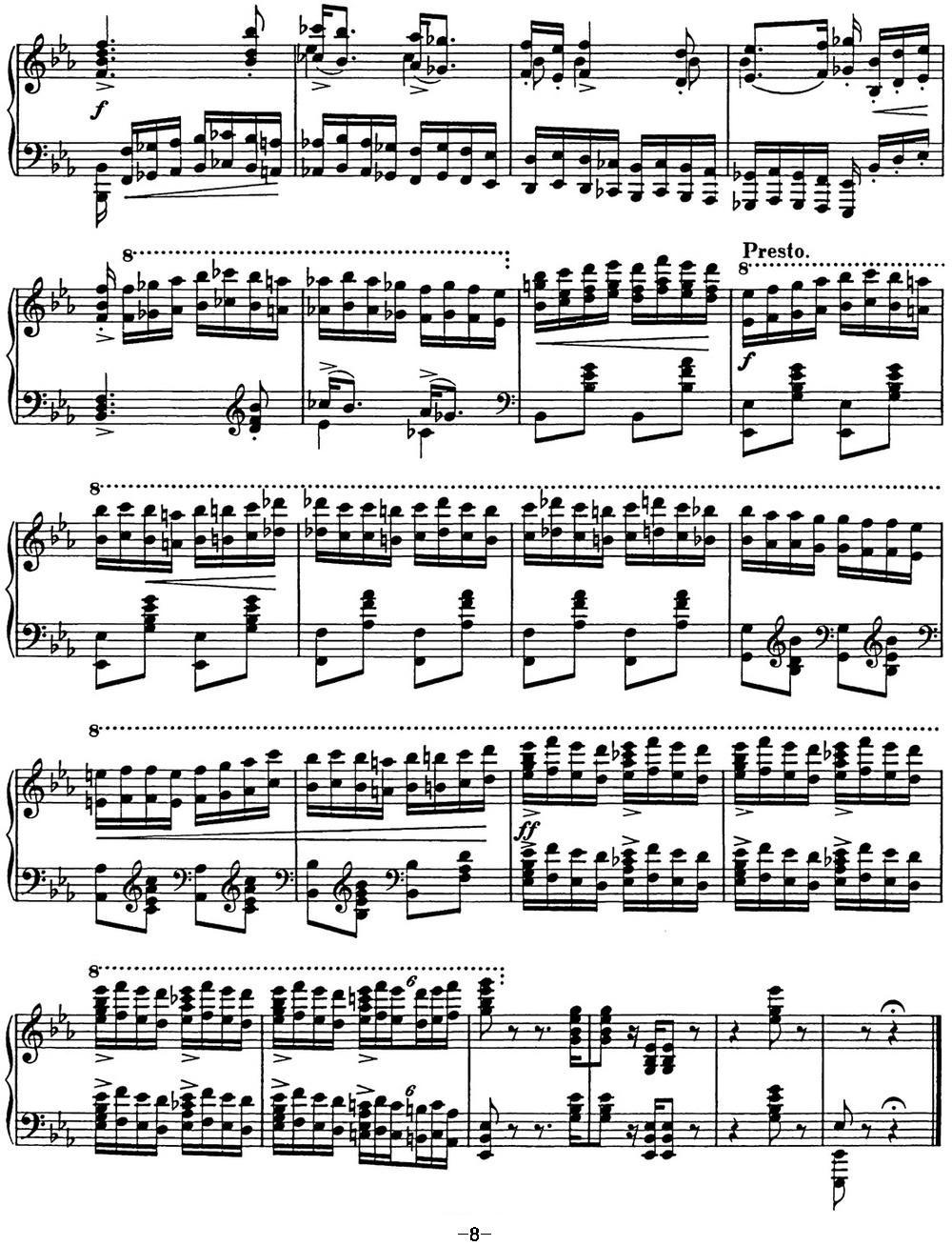 李斯特 匈牙利狂想曲 Hungarian Rhapsodies S.244 No.4钢琴曲谱（图8）