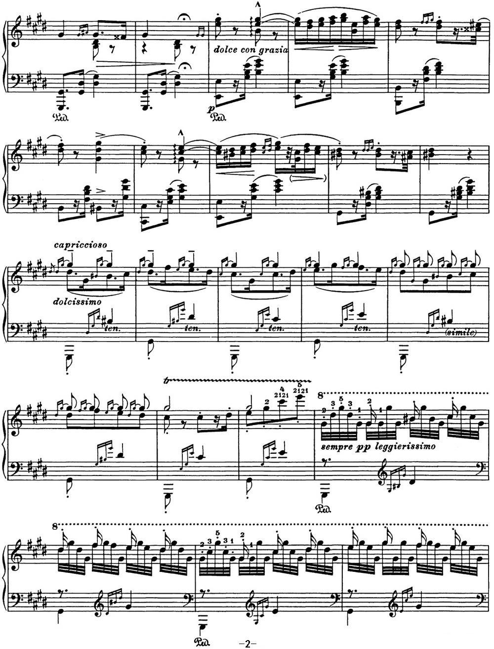 李斯特 匈牙利狂想曲 Hungarian Rhapsodies S.244 No.2钢琴曲谱（图2）