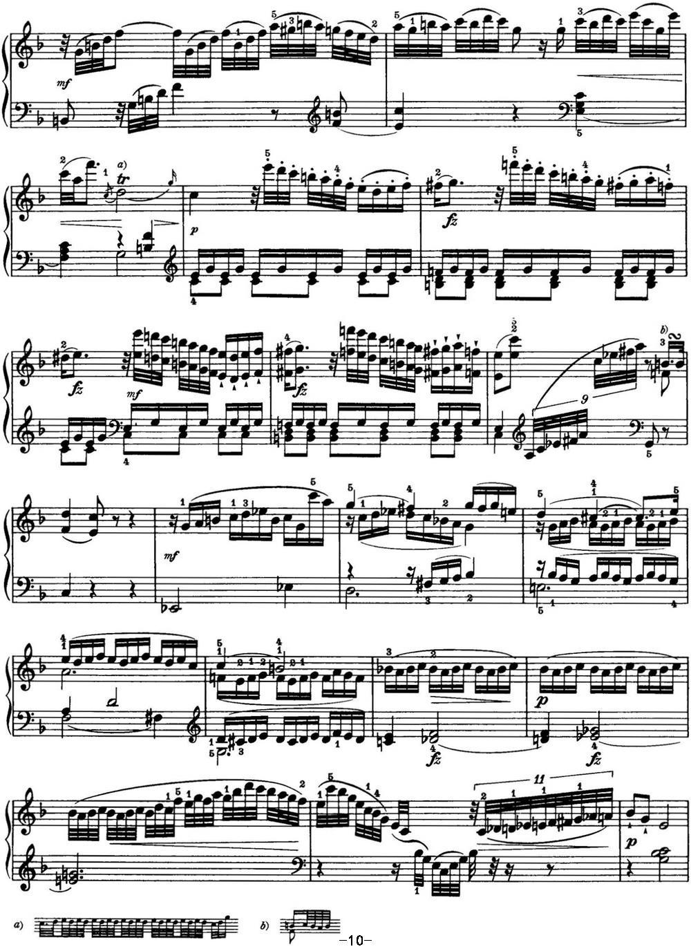 海顿 钢琴奏鸣曲 Hob XVI 50 in C major钢琴曲谱（图10）