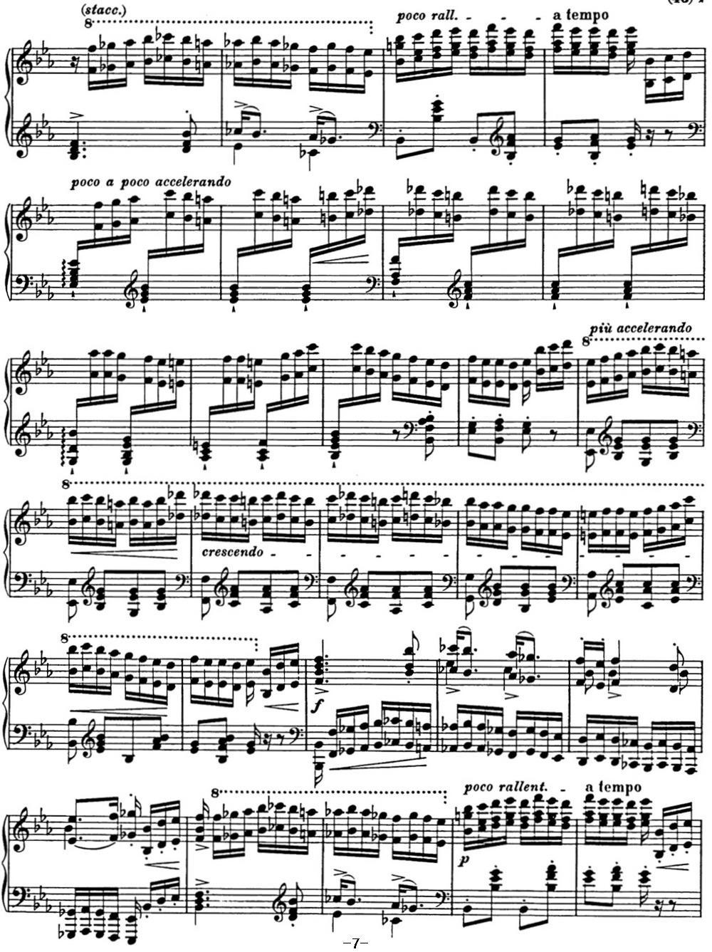 李斯特 匈牙利狂想曲 Hungarian Rhapsodies S.244 No.4钢琴曲谱（图7）