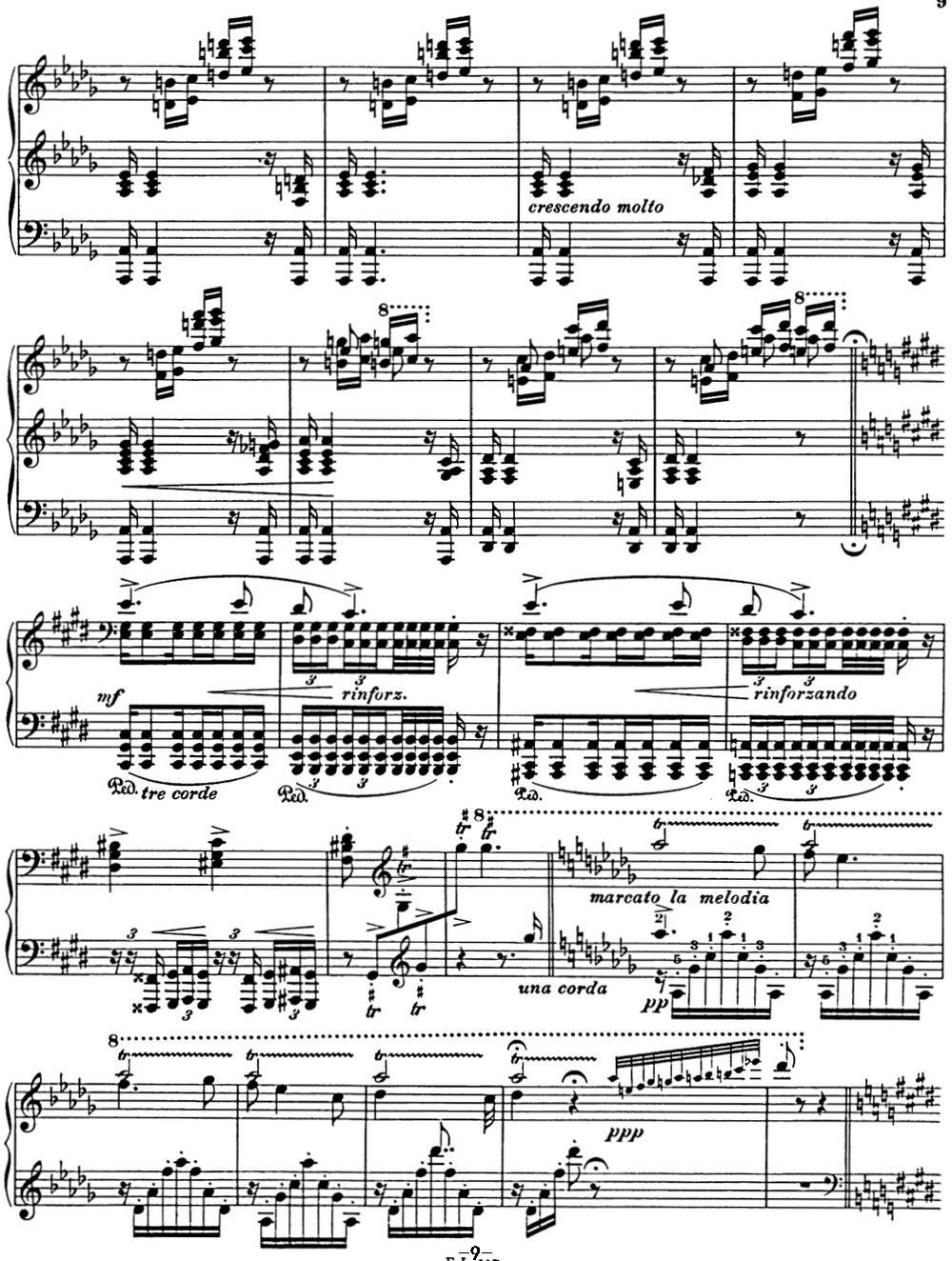 李斯特 匈牙利狂想曲 Hungarian Rhapsodies S.244 No.1钢琴曲谱（图9）
