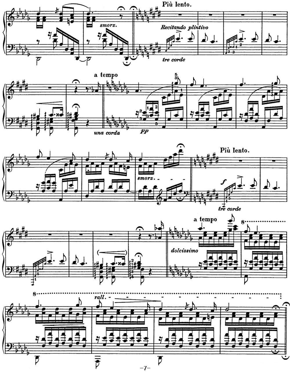 李斯特 匈牙利狂想曲 Hungarian Rhapsodies S.244 No.1钢琴曲谱（图7）