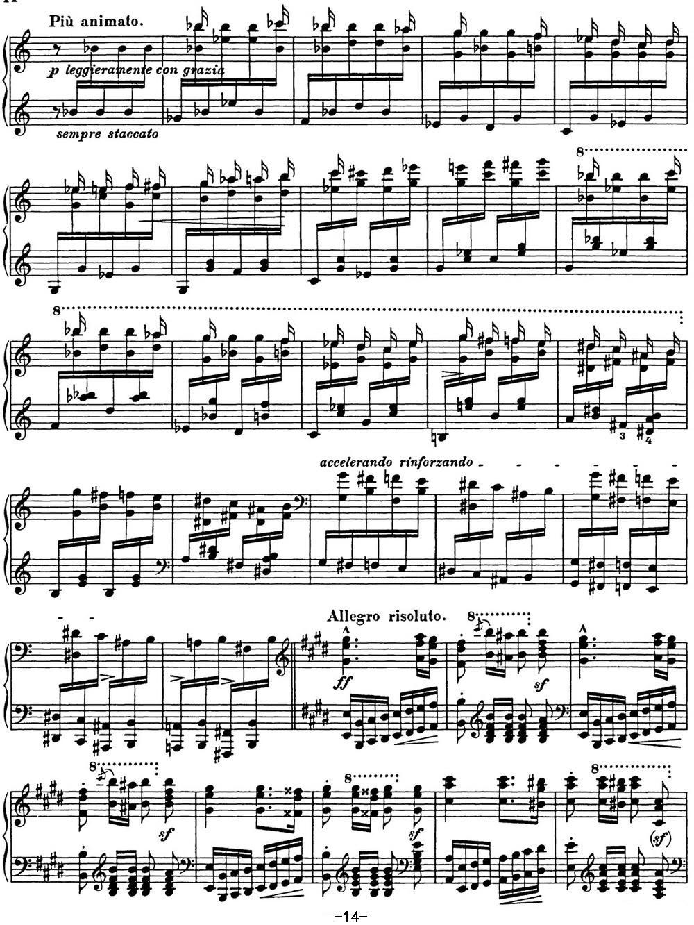 李斯特 匈牙利狂想曲 Hungarian Rhapsodies S.244 No.1钢琴曲谱（图14）