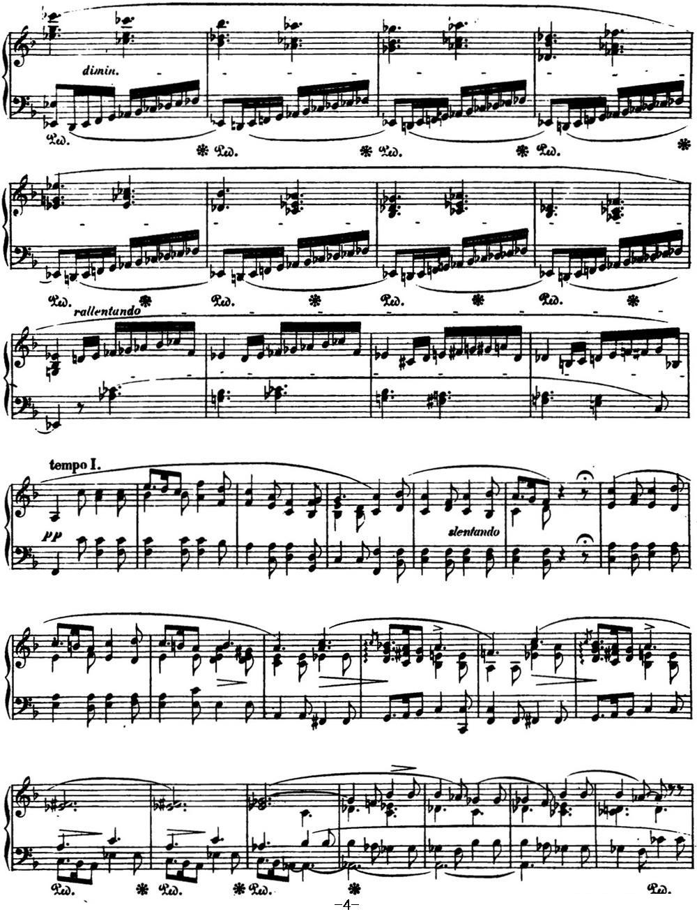 肖邦 叙事曲2 F大调 Chopin Ballade No.2 Op.38钢琴曲谱（图4）