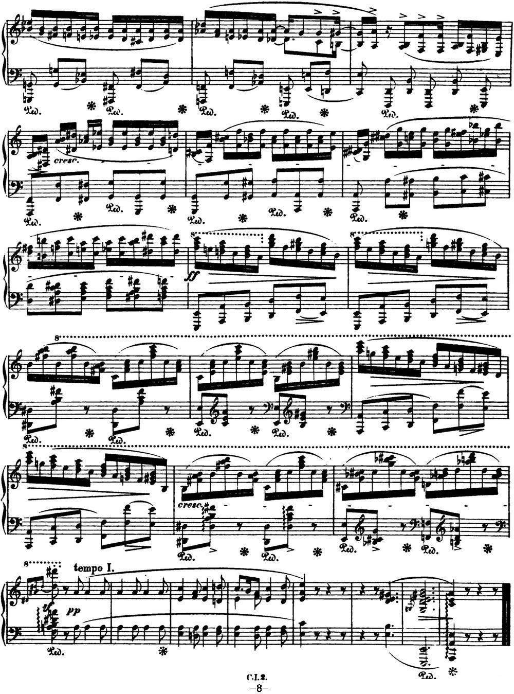 肖邦 叙事曲2 F大调 Chopin Ballade No.2 Op.38钢琴曲谱（图8）