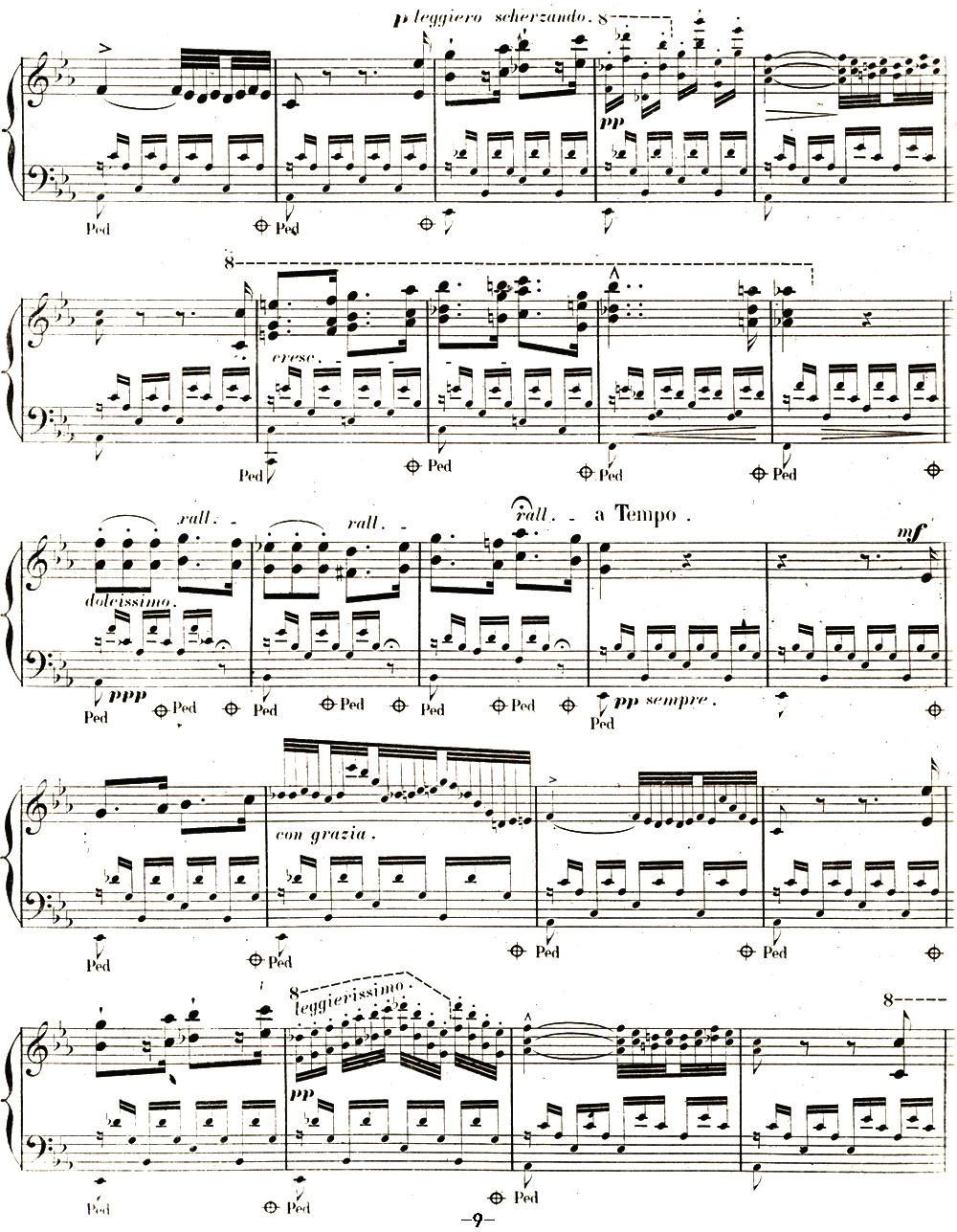 李斯特 旅游岁月 第二集遗补 威尼斯和拿波里 S.162 No.3 塔兰泰拉舞曲钢琴曲谱（图9）