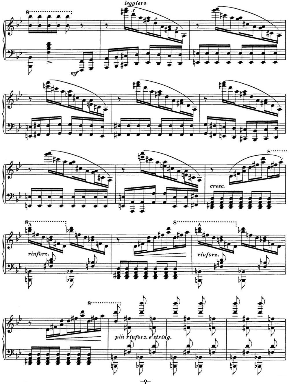 李斯特 匈牙利狂想曲 Hungarian Rhapsodies S.244 No.6钢琴曲谱（图9）