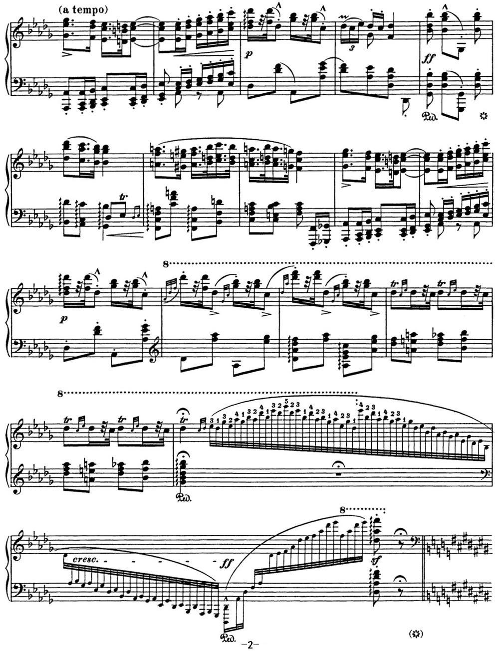 李斯特 匈牙利狂想曲 Hungarian Rhapsodies S.244 No.6钢琴曲谱（图2）