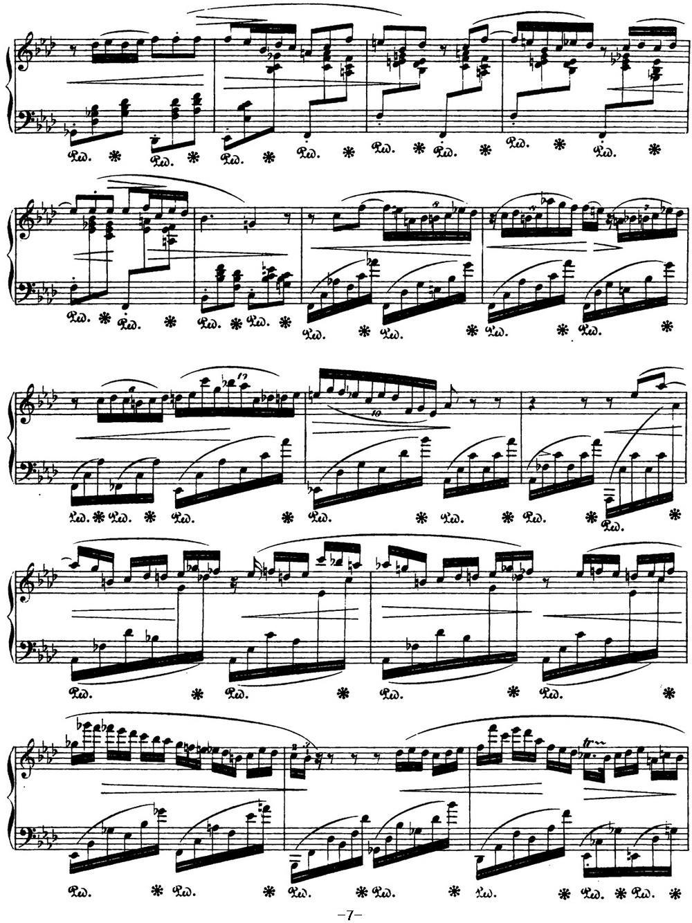 肖邦 叙事曲4 f小调 Chopin Ballade No.4 Op.52钢琴曲谱（图7）