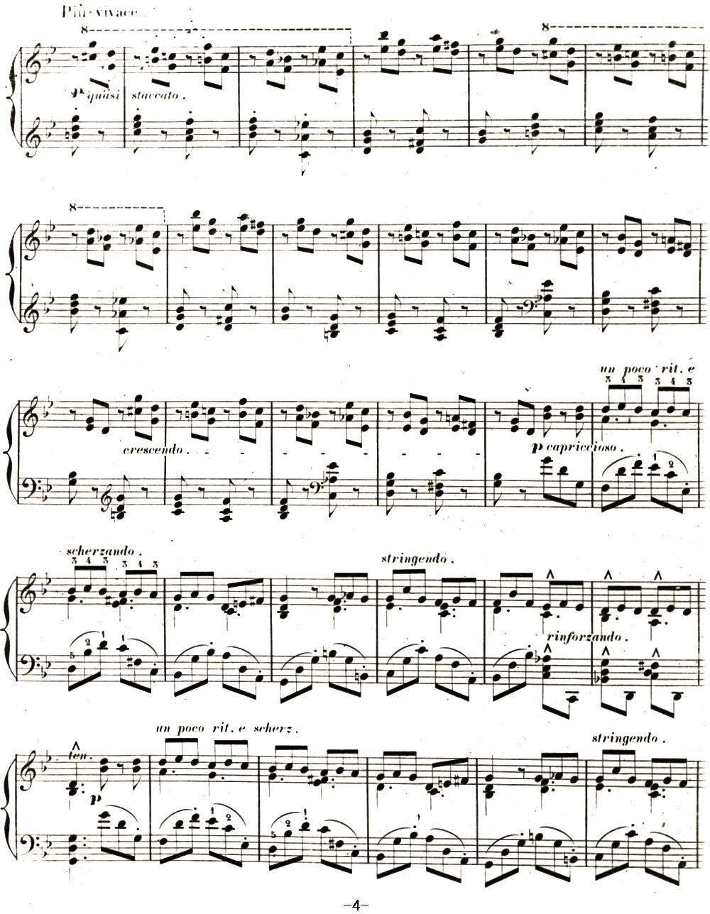 李斯特 旅游岁月 第二集遗补 威尼斯和拿波里 S.162 No.3 塔兰泰拉舞曲钢琴曲谱（图4）