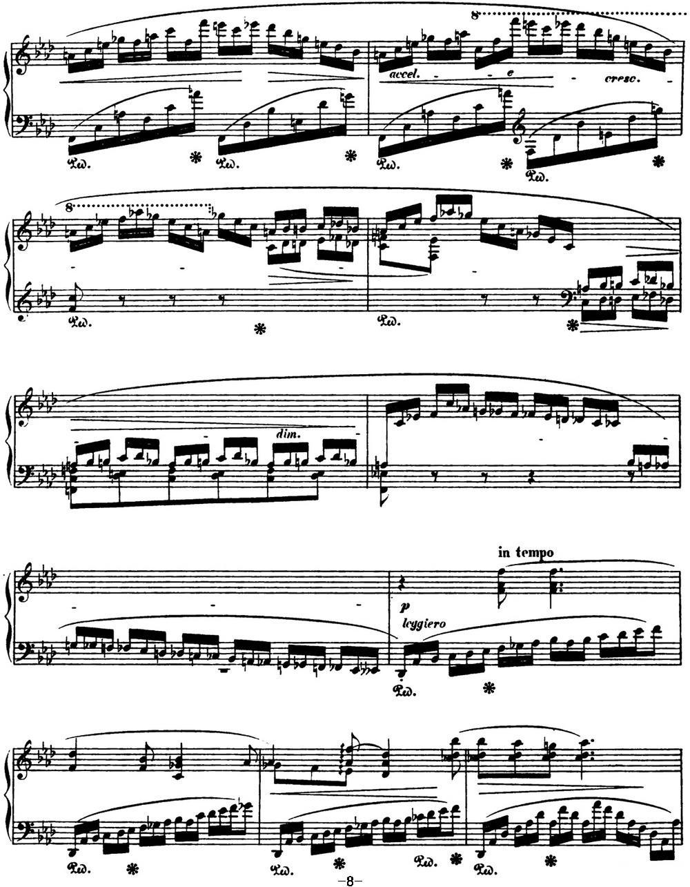 肖邦 叙事曲4 f小调 Chopin Ballade No.4 Op.52钢琴曲谱（图8）