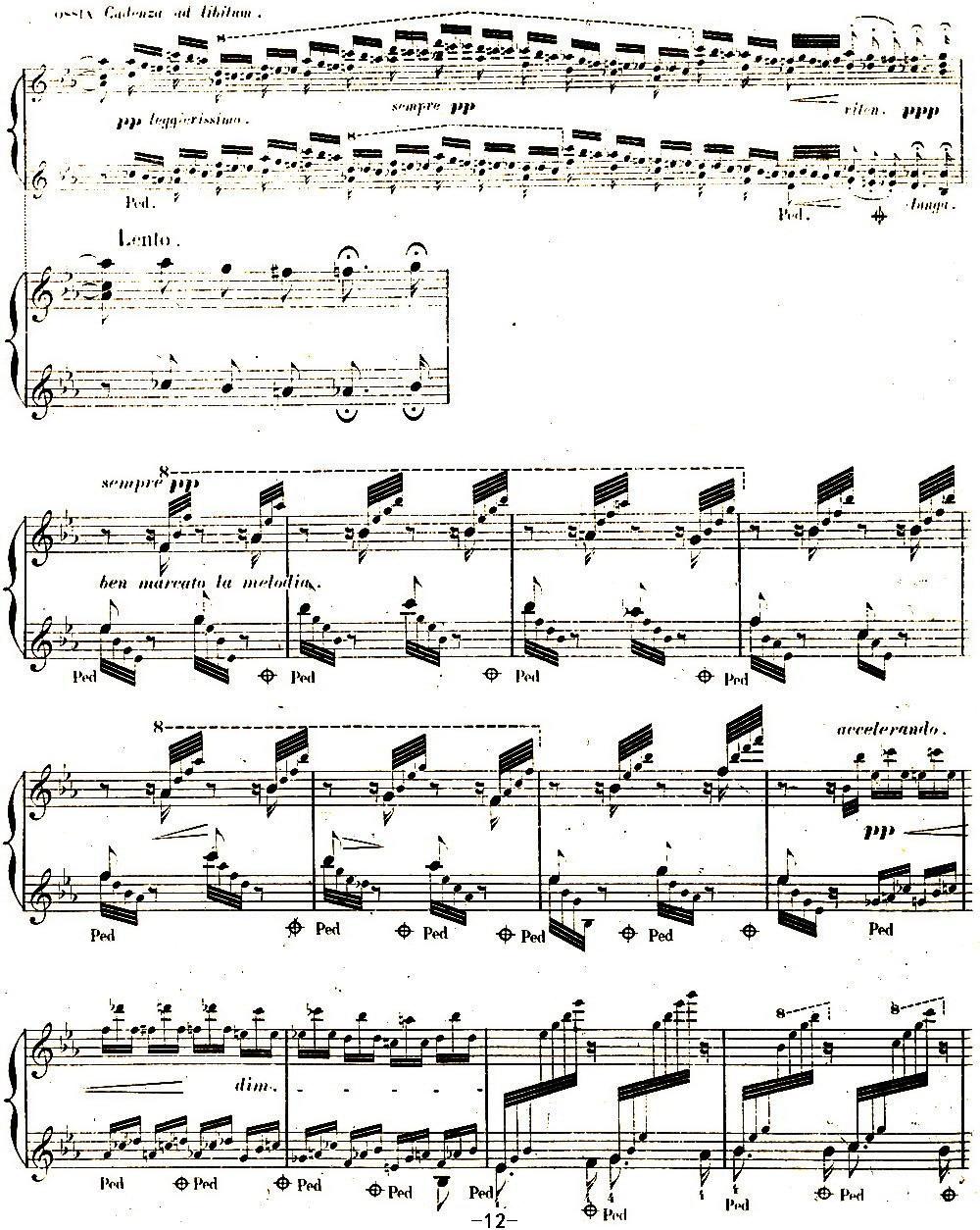 李斯特 旅游岁月 第二集遗补 威尼斯和拿波里 S.162 No.3 塔兰泰拉舞曲钢琴曲谱（图12）
