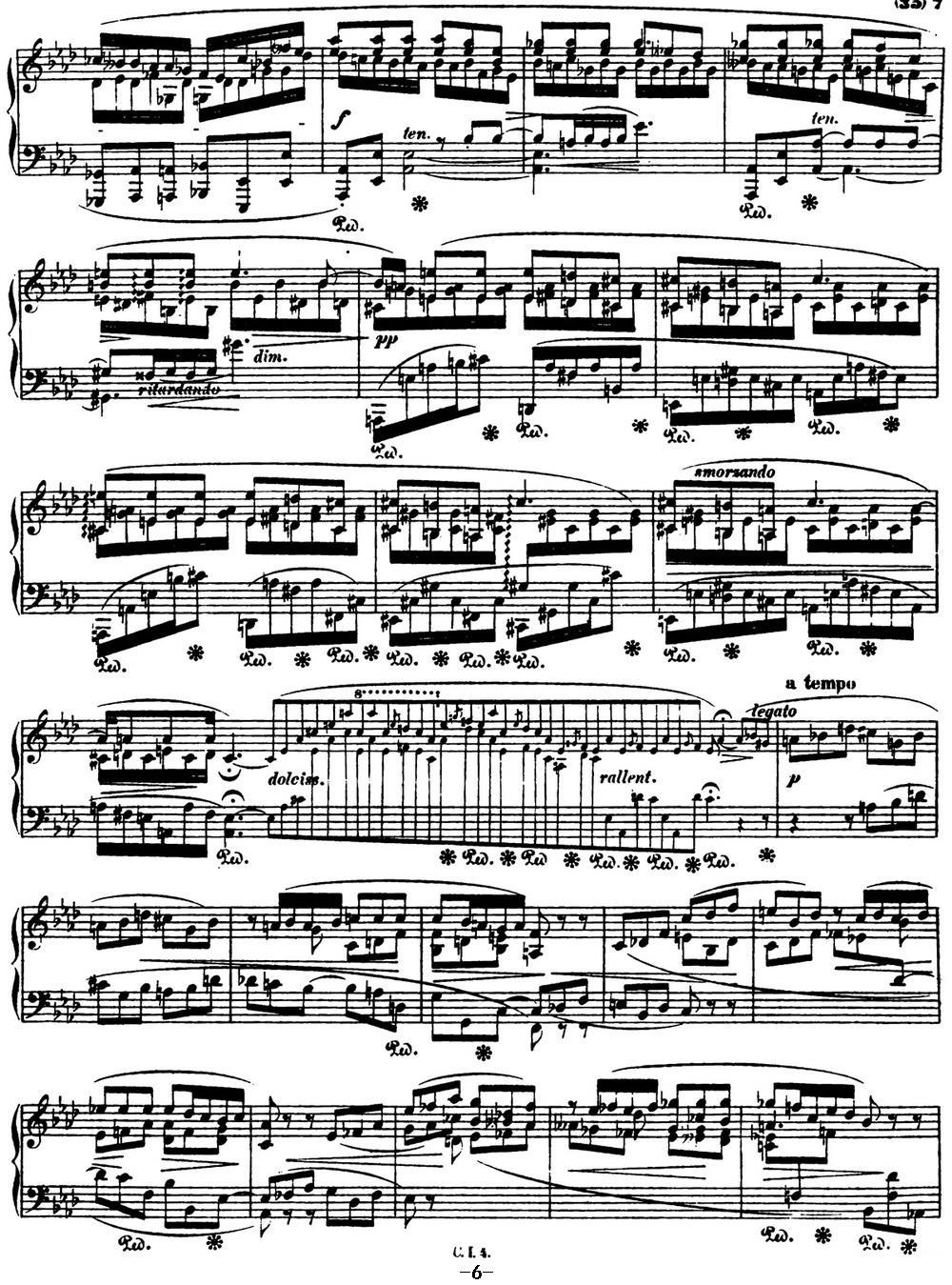肖邦 叙事曲4 f小调 Chopin Ballade No.4 Op.52钢琴曲谱（图6）