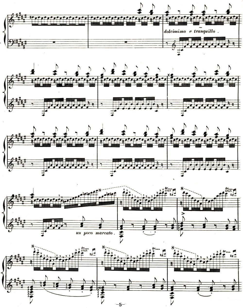 李斯特 旅游岁月 第二集遗补 威尼斯和拿波里 S.162 No.1 船歌钢琴曲谱（图5）
