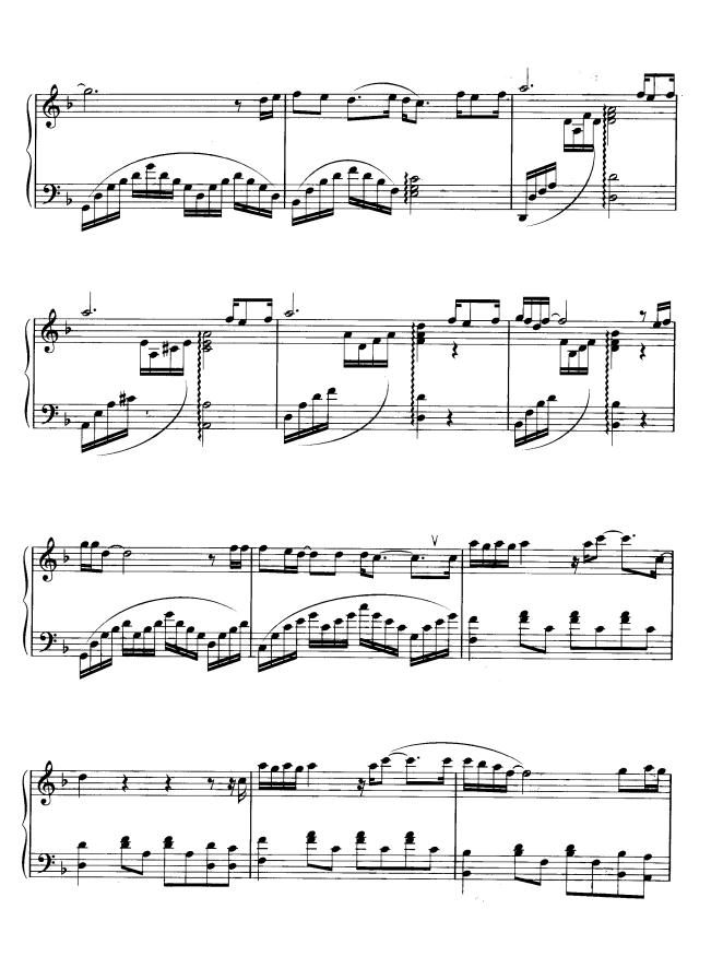 Aquarius钢琴曲谱（图4）