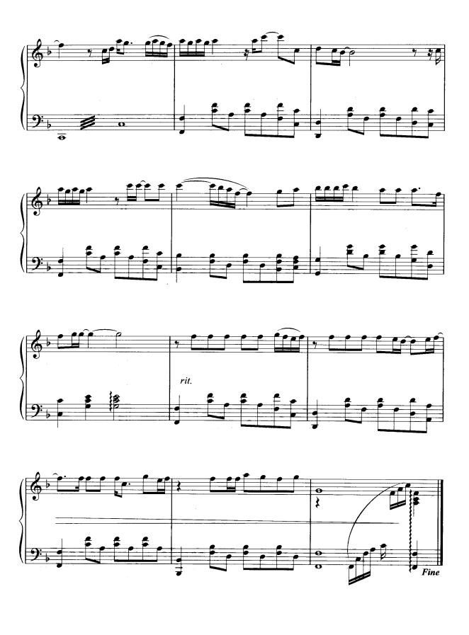 Aquarius钢琴曲谱（图6）