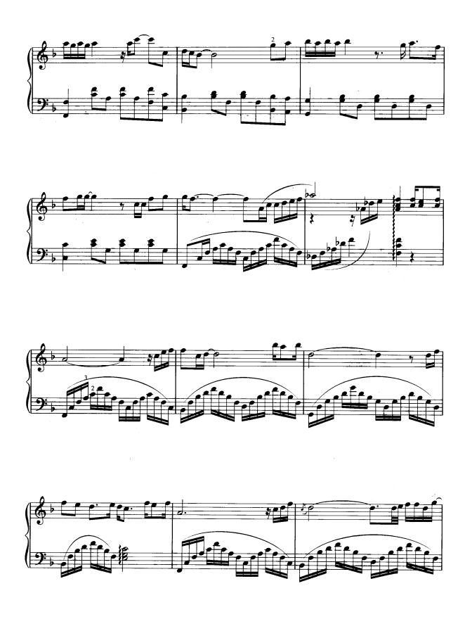 Aquarius钢琴曲谱（图3）