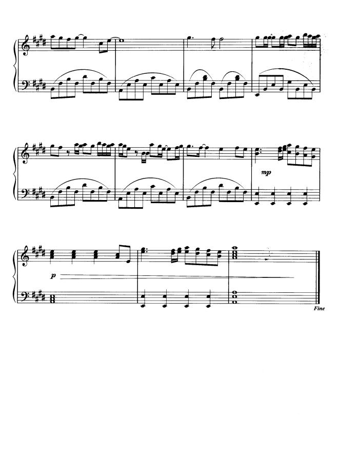 Always钢琴曲谱（图6）