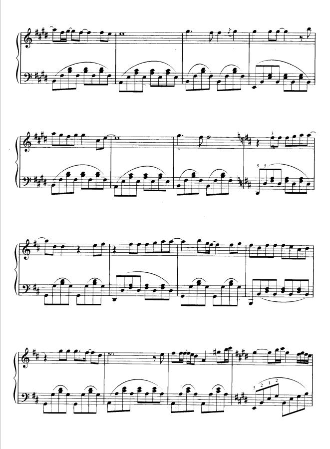 Always钢琴曲谱（图4）
