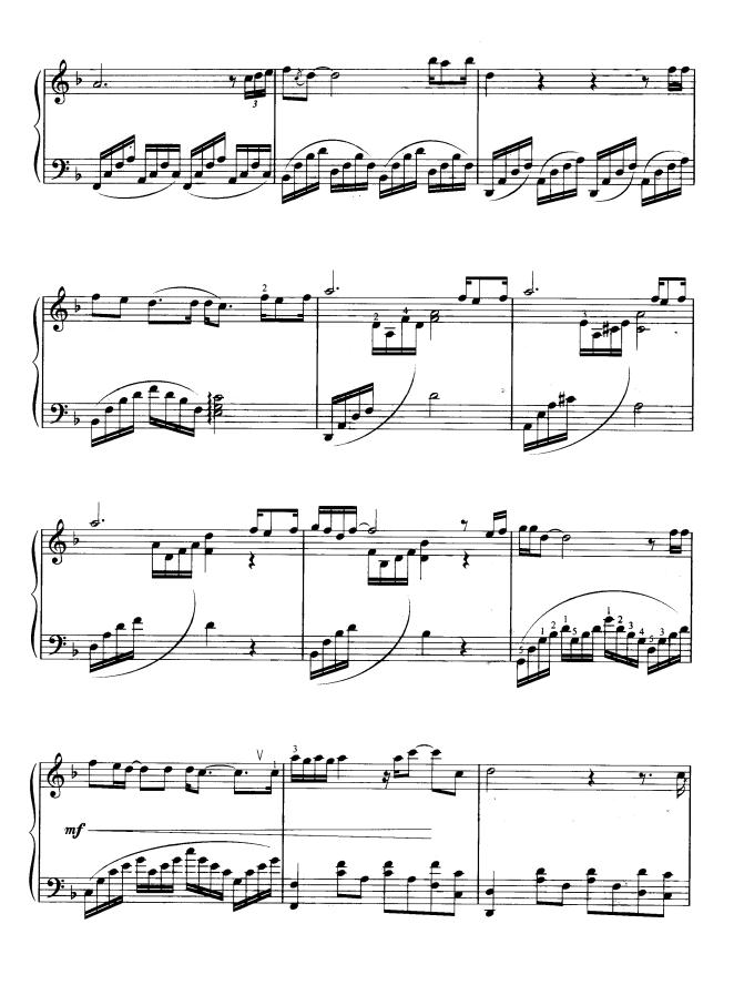 Aquarius钢琴曲谱（图2）