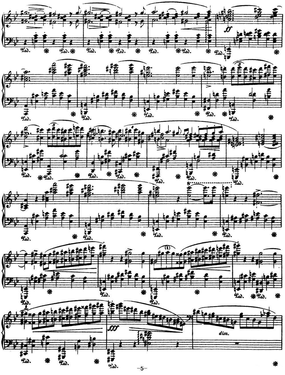 肖邦 叙事曲1 g小调 Chopin Ballade No.1 Op.23钢琴曲谱（图5）