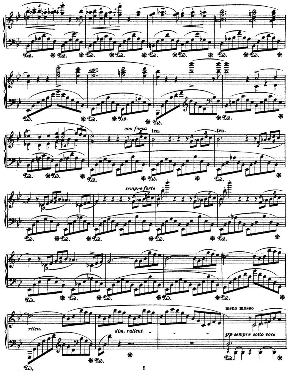 肖邦 叙事曲1 g小调 Chopin Ballade No.1 Op.23钢琴曲谱（图8）