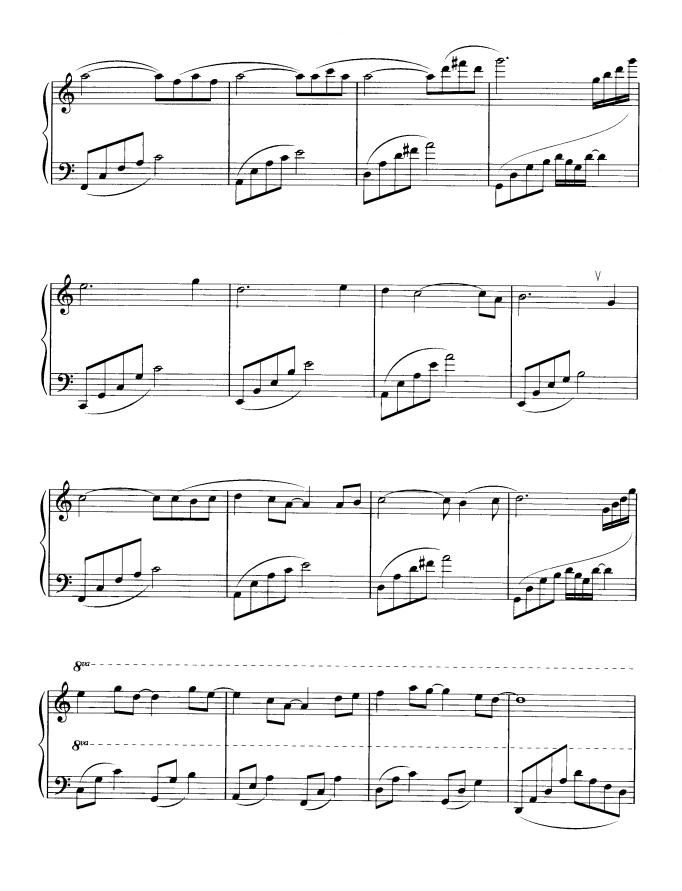 多变的风钢琴曲谱（图2）