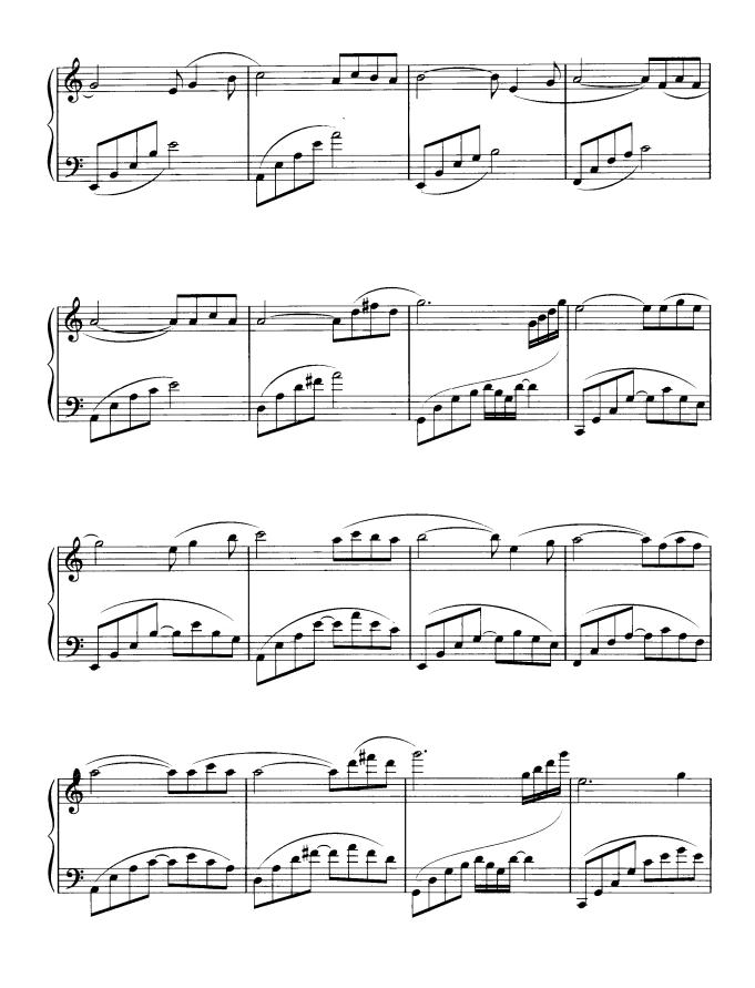 多变的风钢琴曲谱（图4）