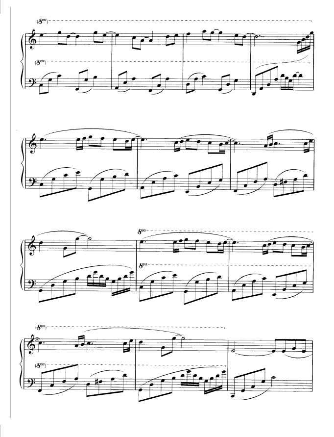 多变的风钢琴曲谱（图3）