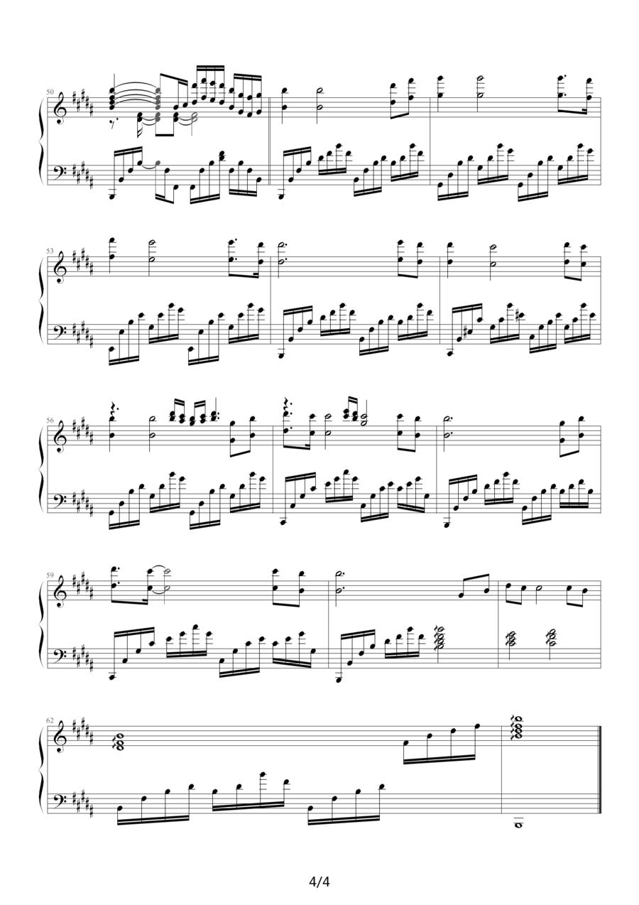 Sailing钢琴曲谱（图4）