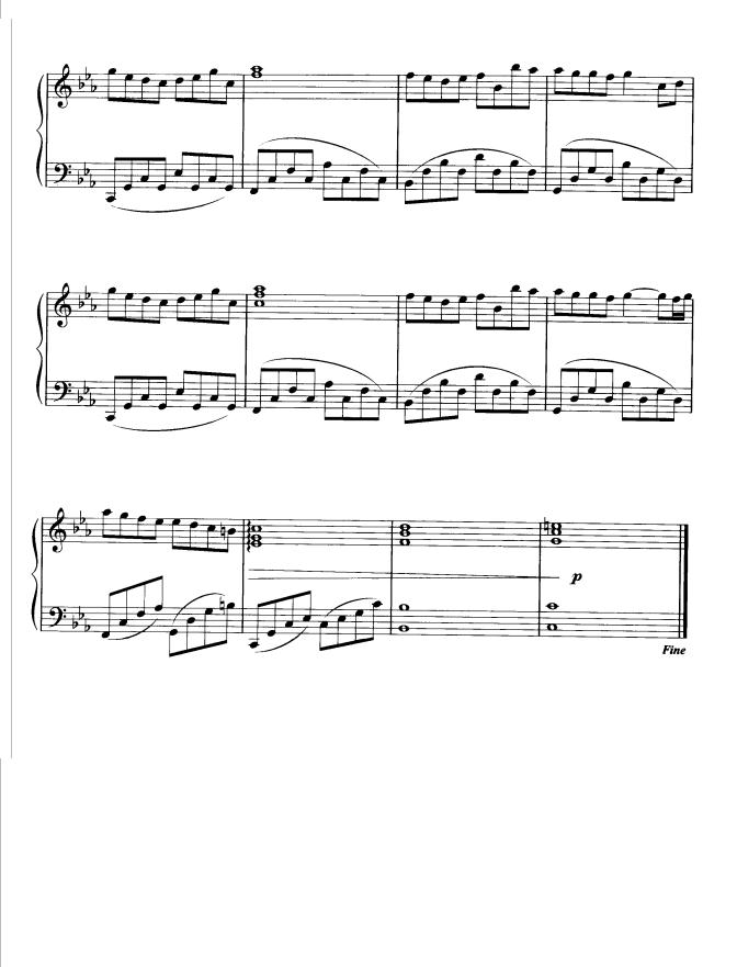 慢板小调钢琴曲谱（图5）