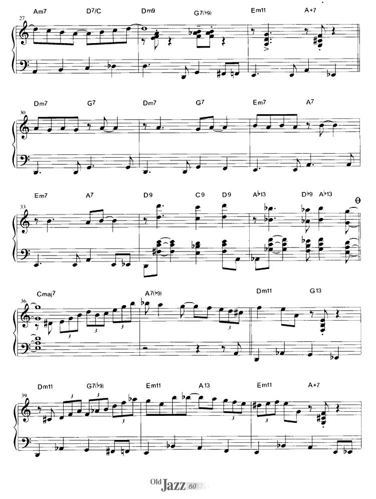 Satin Doll钢琴曲谱（图3）