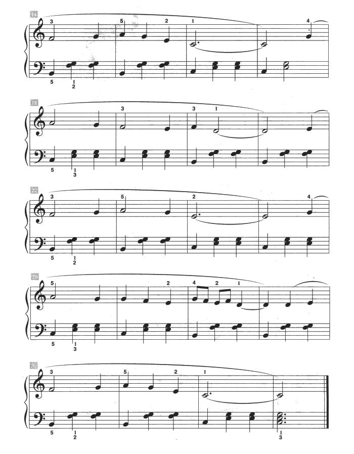 威尼斯嘉年华（儿童古典钢琴小品）钢琴曲谱（图2）